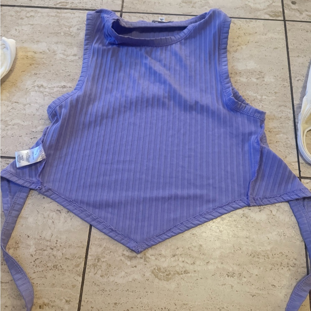Purple Sleeveless Top